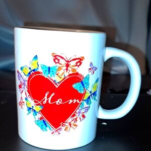 Heart and Butterfly Mom Mug  Royal Norfolk